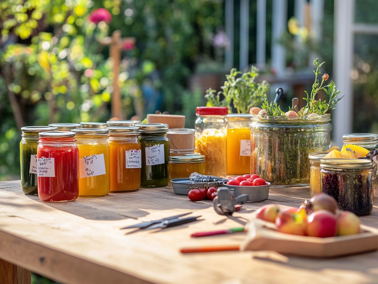 Image showing creative ways to personalize canning labels