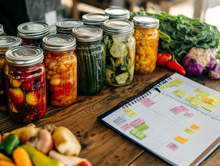 How to Plan Your Canning Schedule