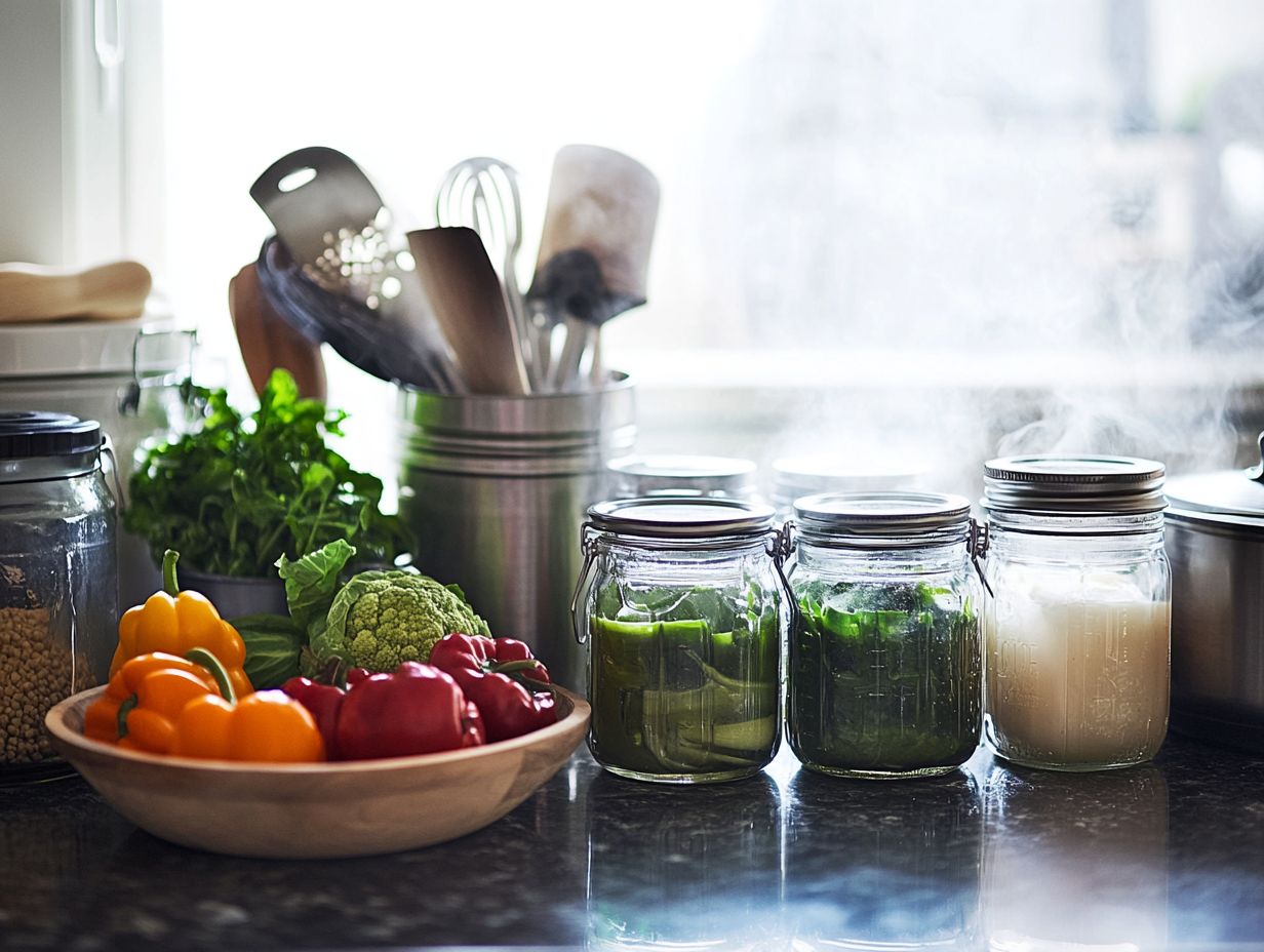 Cleaning and Sanitizing Jars