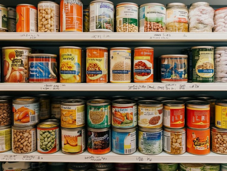 How to Properly Label Canned Foods