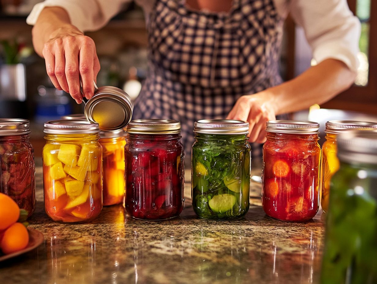 How do I know if my canning jars are properly sealed?