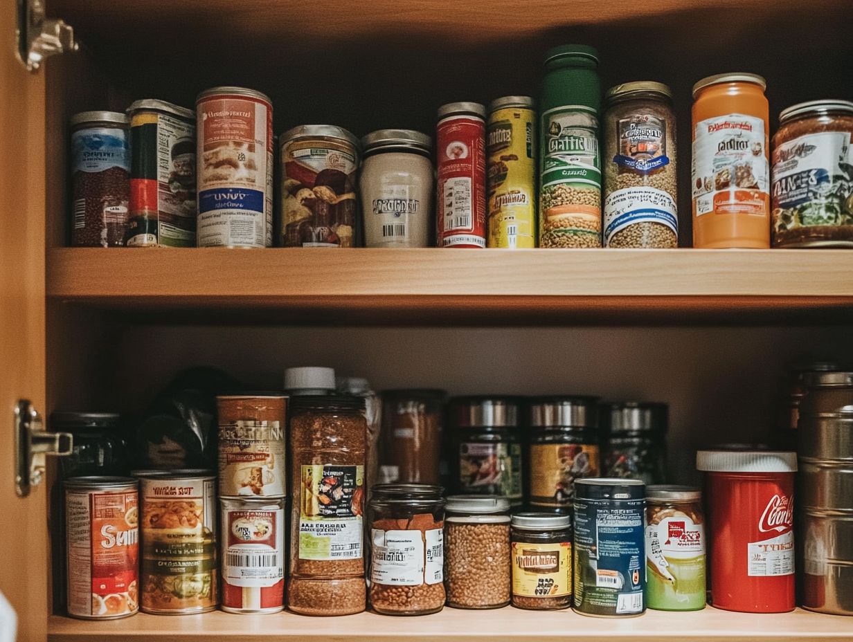 Canned foods storage tips