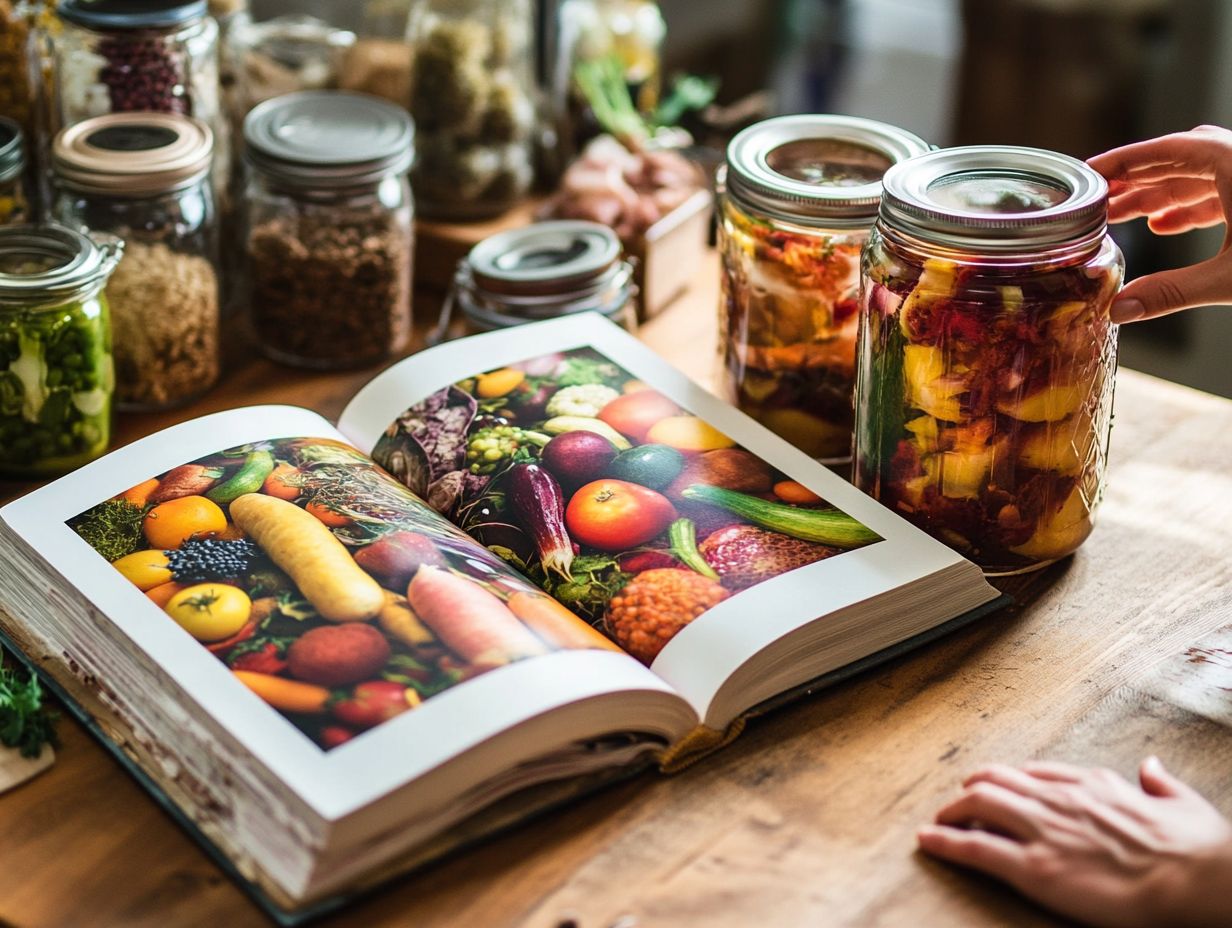 Visual guide on evaluating the safety of canning recipes