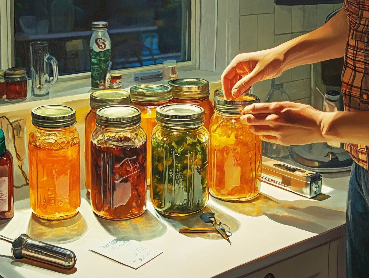 Precautions to Take When Reusing Canning Jars