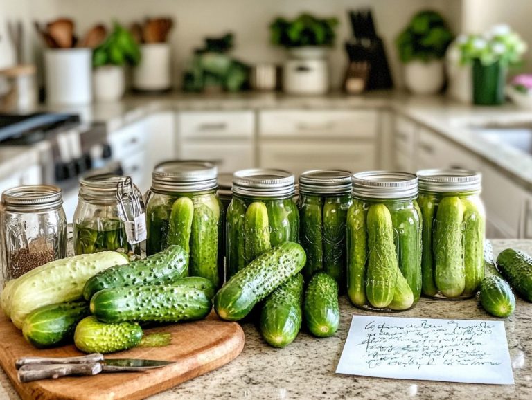 How to Safely Can Pickles?