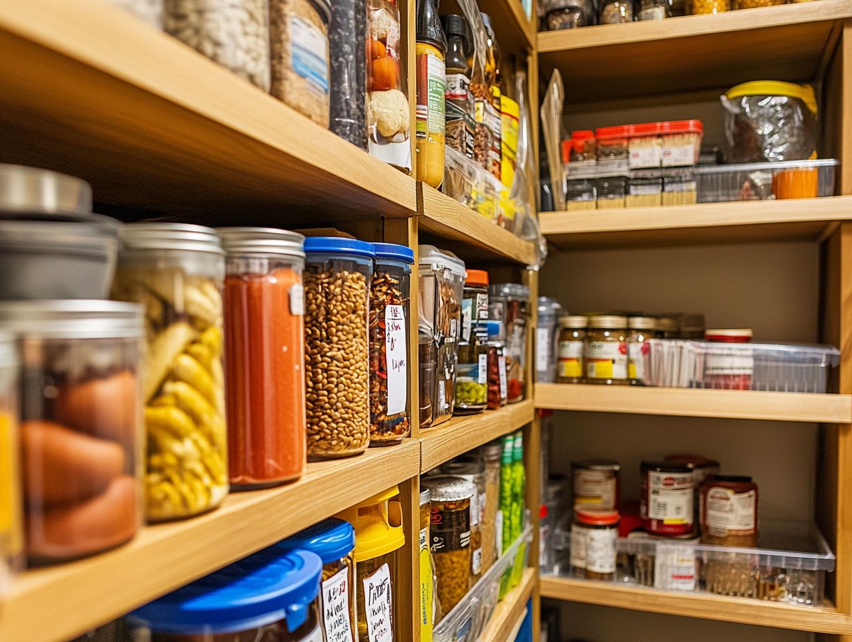 Can I store canned goods in the refrigerator?