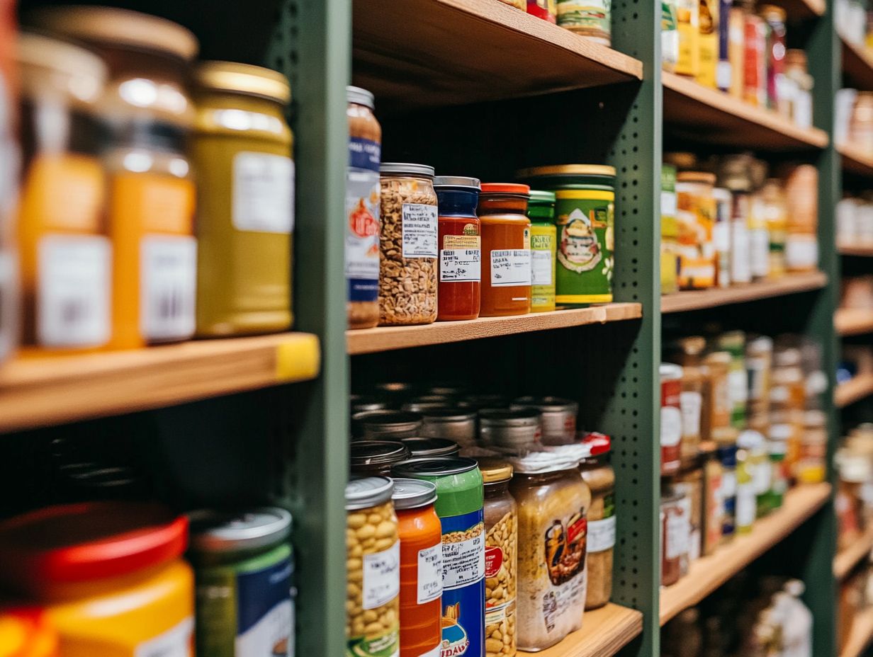 Can canned goods be stored in the refrigerator?