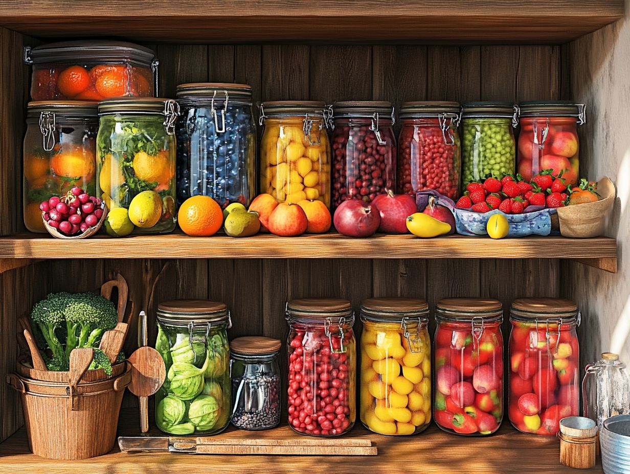 Long-Term Storage for Canning Supplies