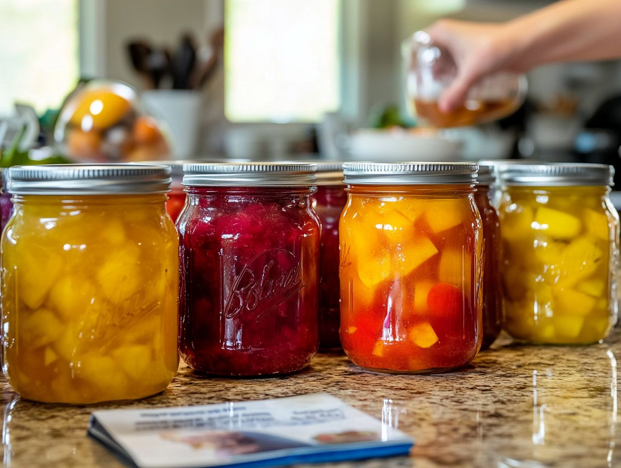 Image depicting the potential risks of home canning and safety tips