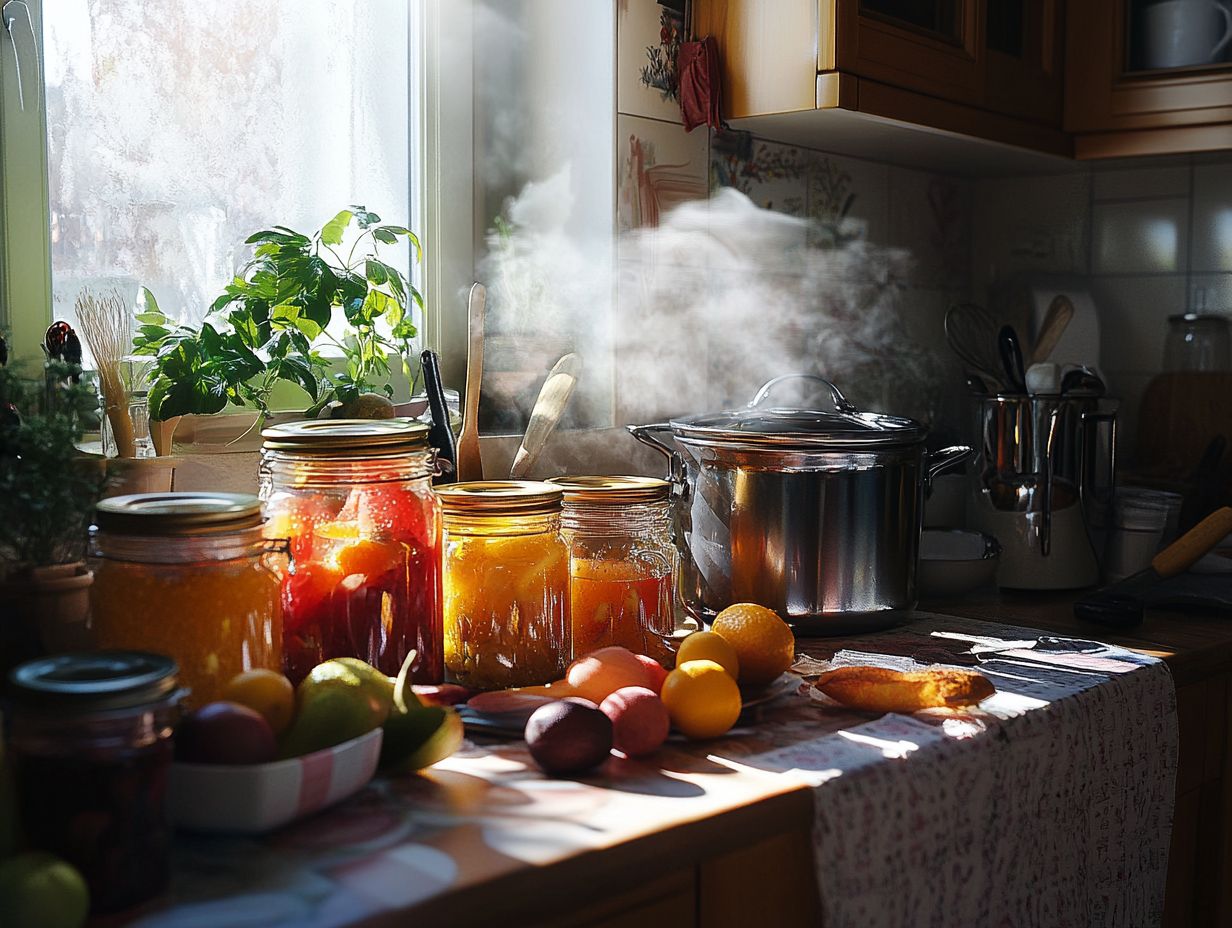 A detailed step-by-step guide to home canning procedures