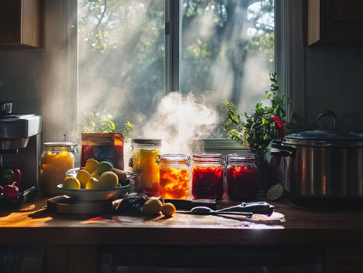 A collection of frequently asked questions about preserving fruits through home canning.