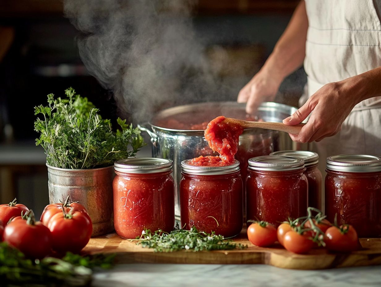 Step-by-step guide to preparing tomatoes for canning