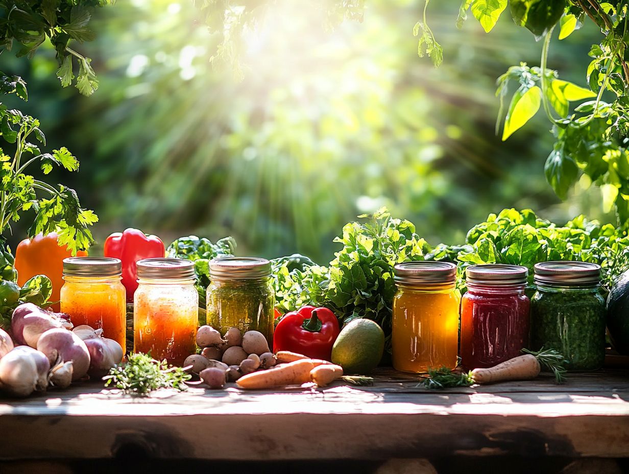 Fresh ingredients help preserve nutrients in food.