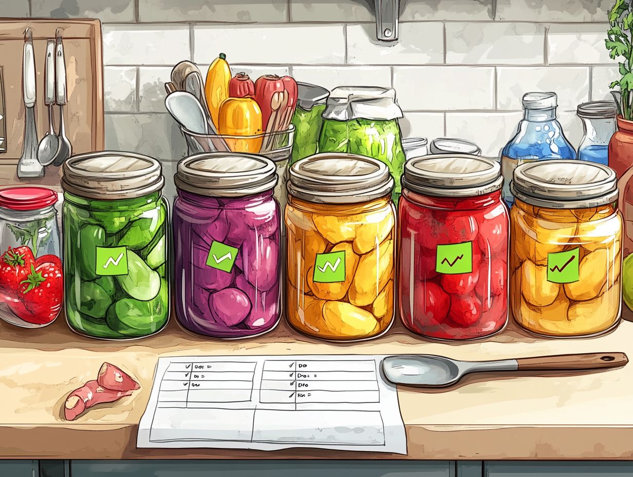 What are the do's and don'ts of canning?