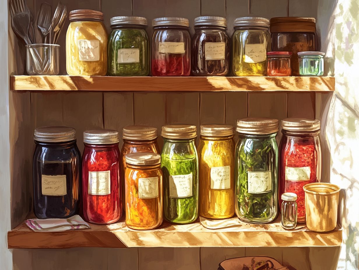 An image showcasing frequently asked questions about canning equipment storage