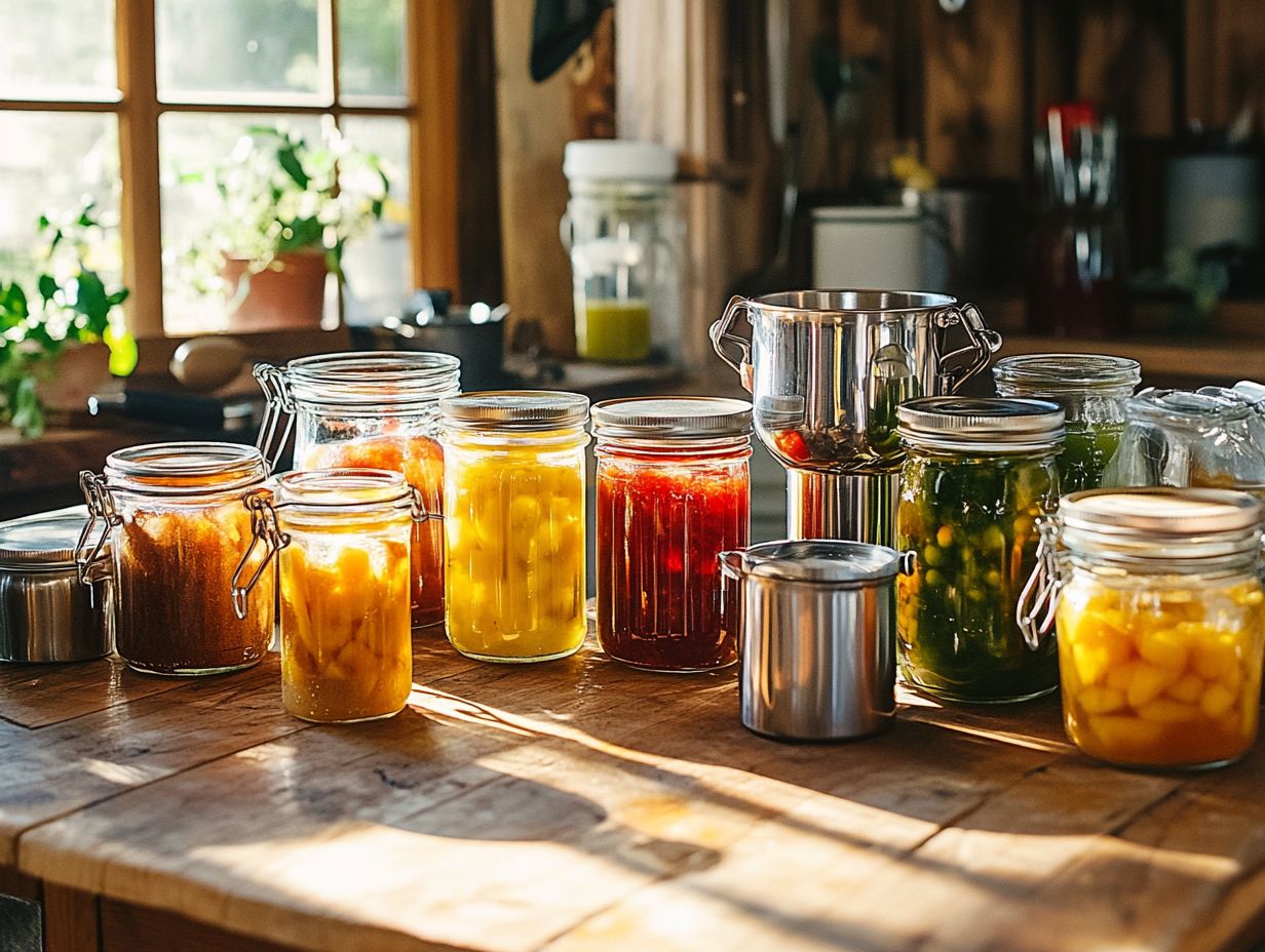 Types of Canning Supplies