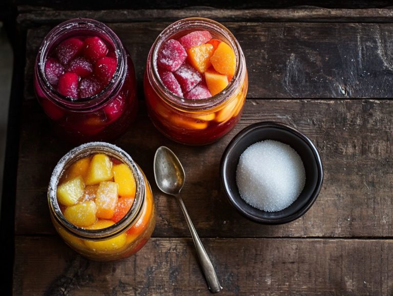 The Role of Sugar in Canning Fruits