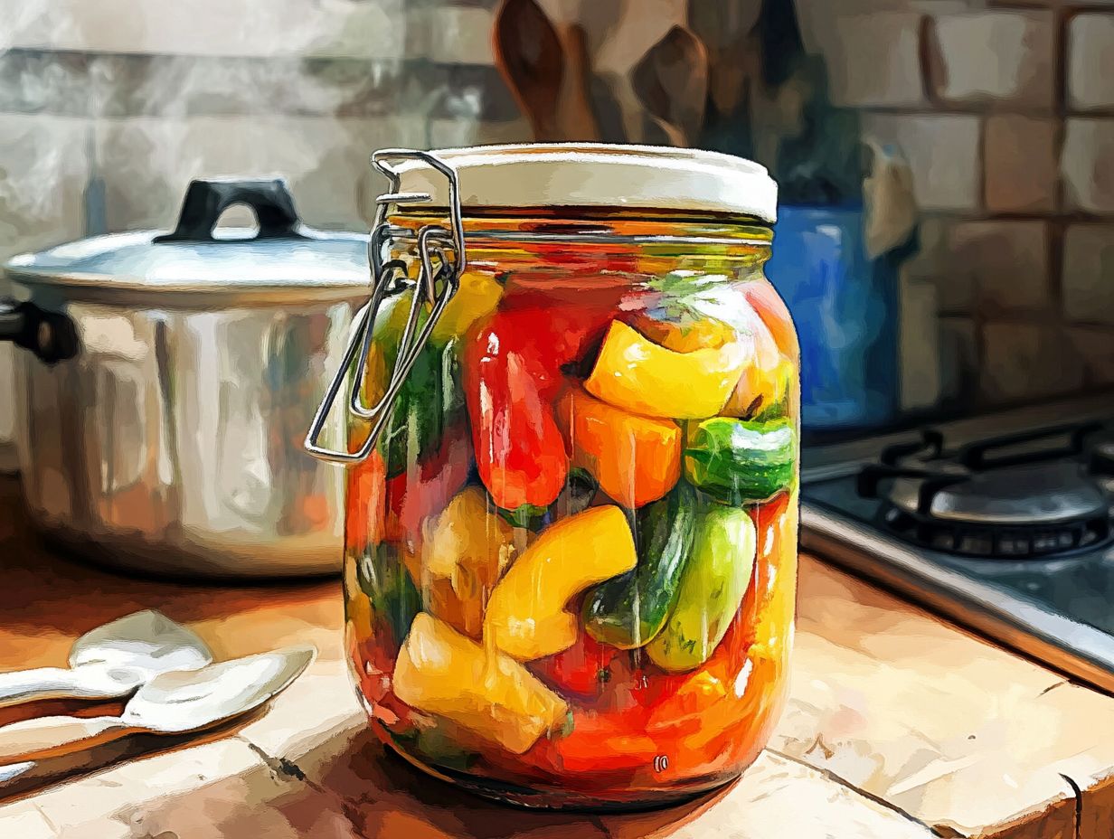 How does canning prevent bacteria growth?