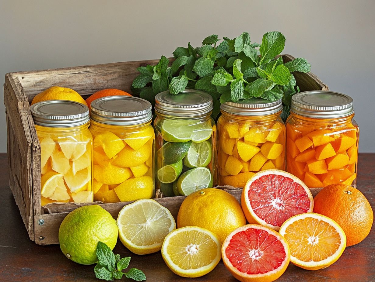 Top recipes for canning citrus fruits