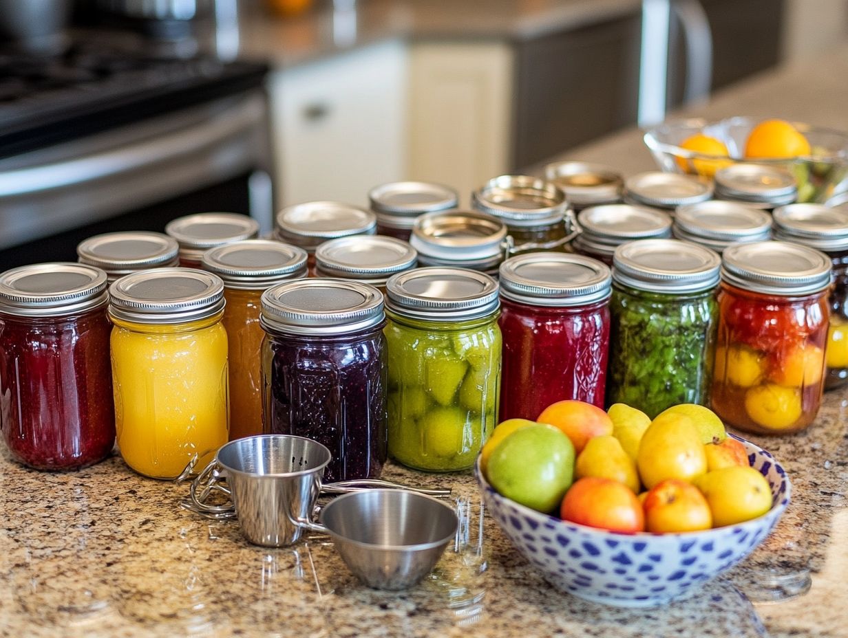 Preparing Jars for Canning