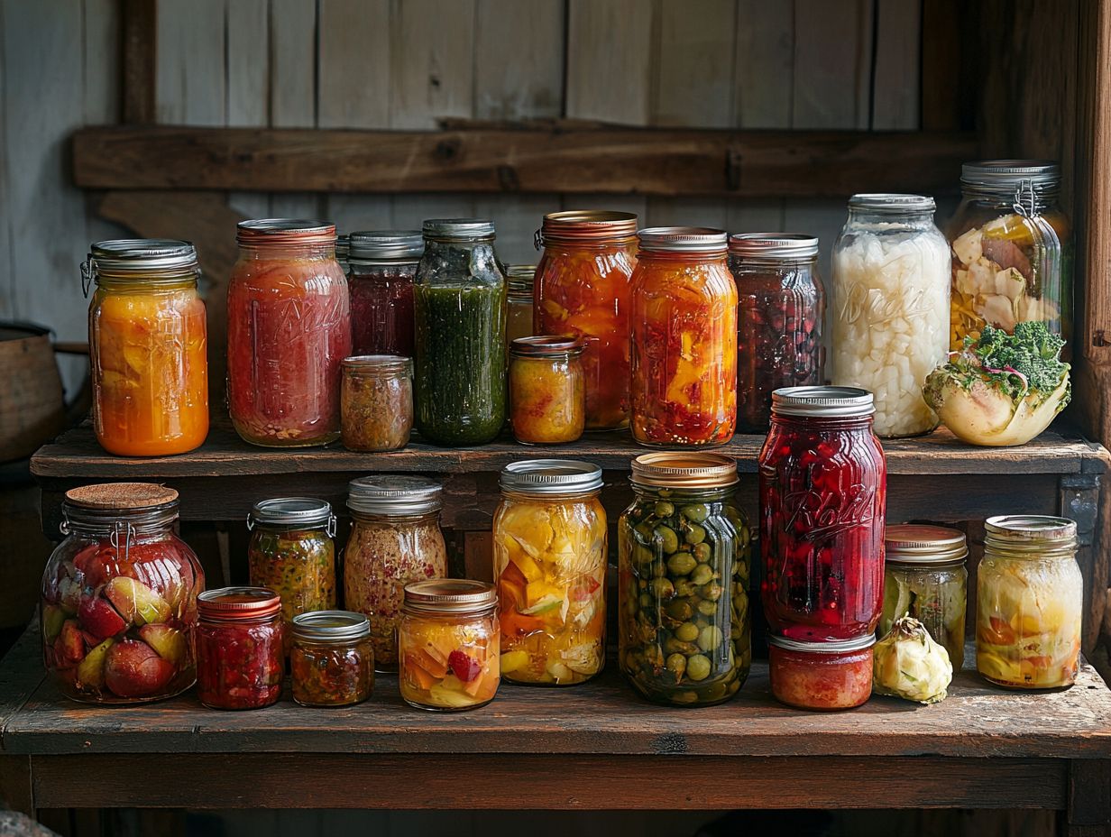 A detailed step-by-step guide illustrating the canning process