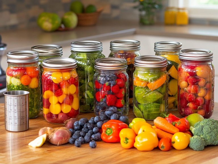 Using Jars: Choosing the Right Size for Canning