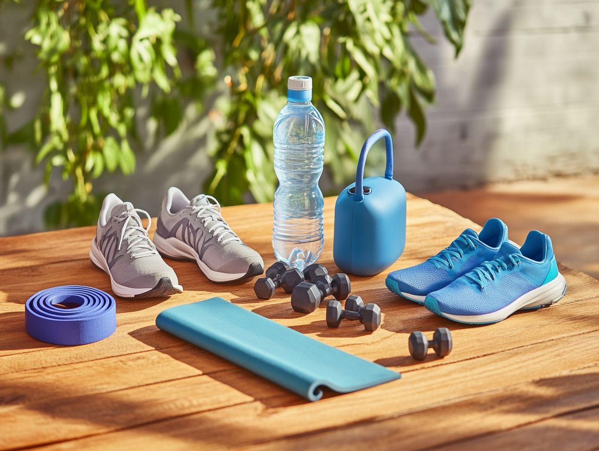 Essential equipment for beginners in fitness