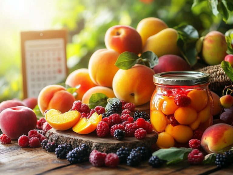 What is the Best Time to Can Fruits?