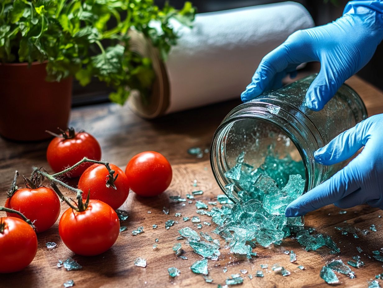 Image illustrating what causes canning jars to break